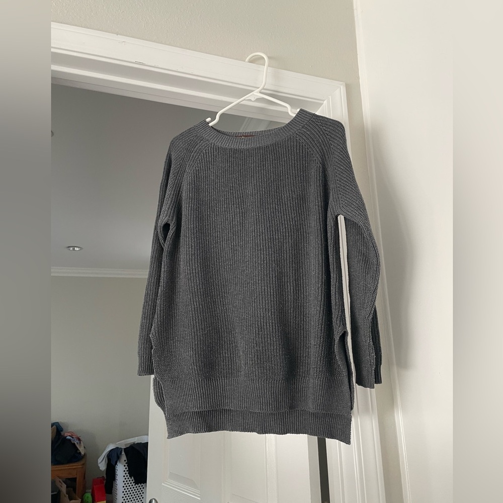 Gray sweater